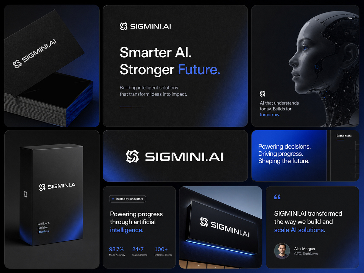 AI Brand Identity & Visual System Image 0