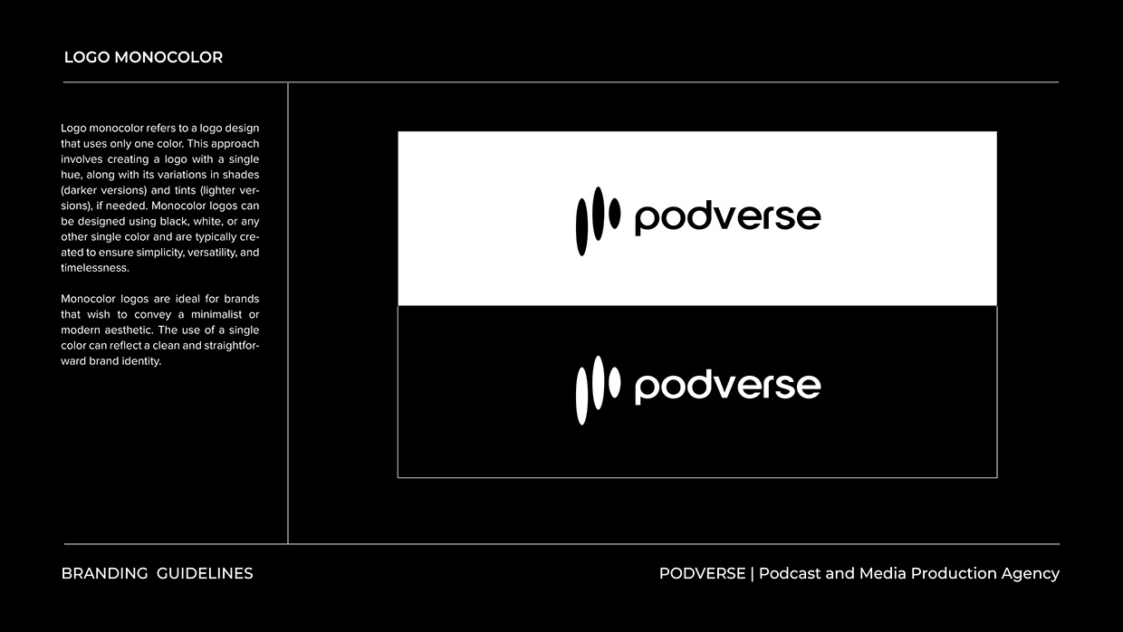 Podcast & Media Brand Logo & Brand Guideline Image 8