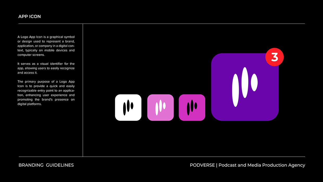 Podcast & Media Brand Logo & Brand Guideline Image 9