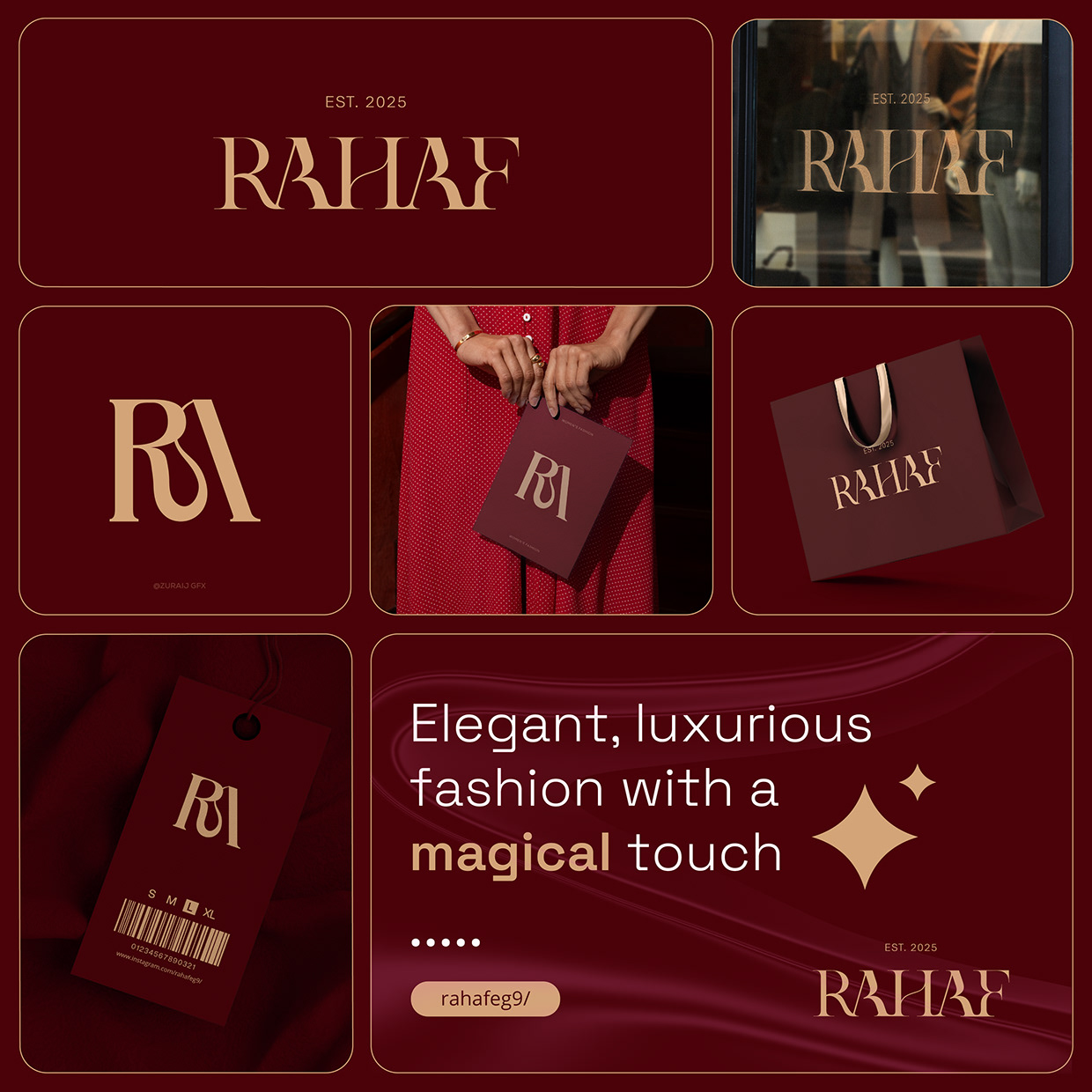 Luxury Clothing Brand Logo & Brand Identity Design Image 8