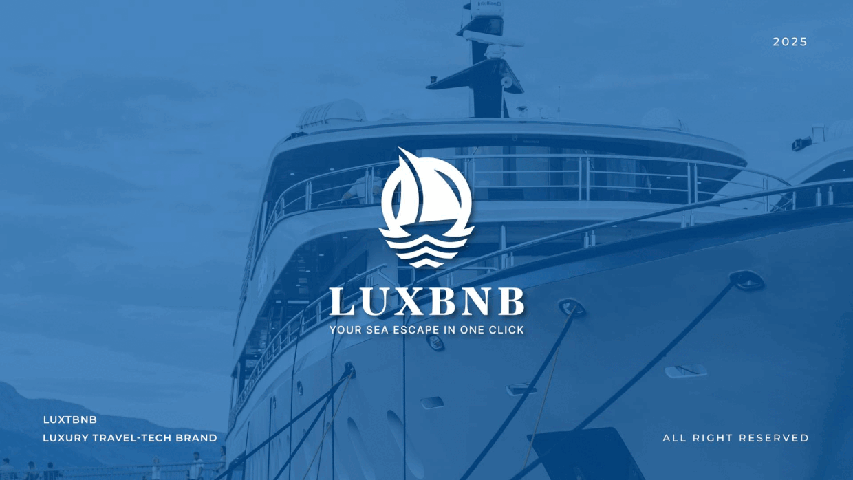 LuxBNB - Luxury Travel Tech Branding Image 2