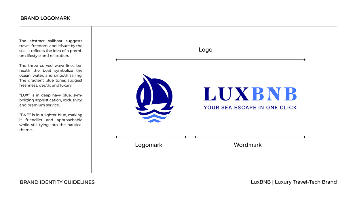 LuxBNB - Luxury Travel Tech Branding Image 7