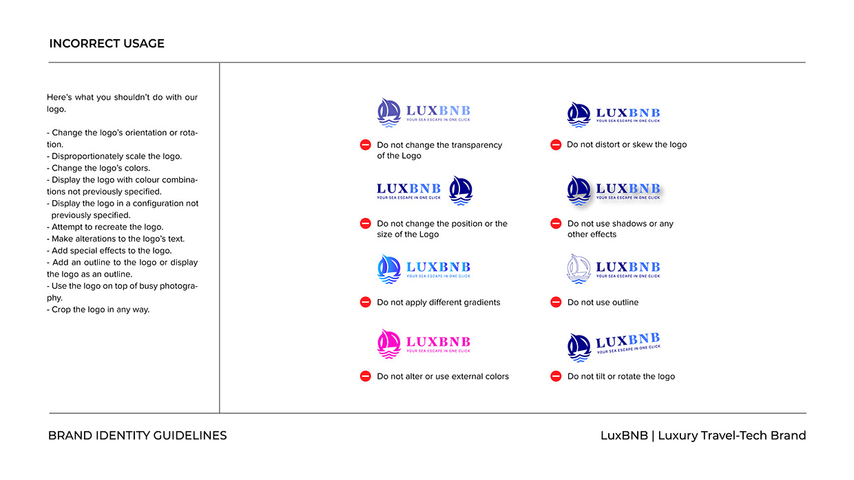 LuxBNB - Luxury Travel Tech Branding Image 13