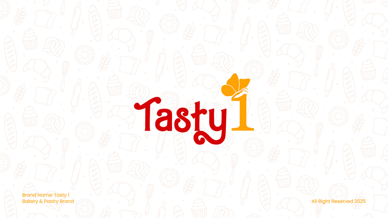 Tasty 1 - Bakery Logo & Brand Identity Design Image 0