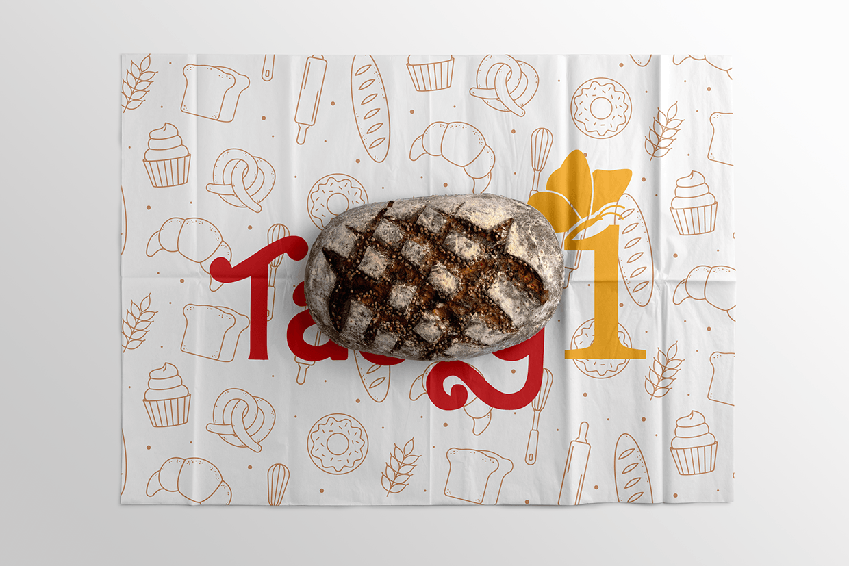 Tasty 1 - Bakery Logo & Brand Identity Design Image 13