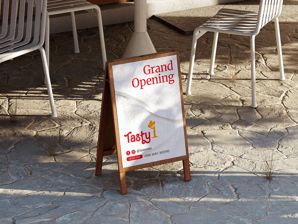Tasty 1 - Bakery Logo & Brand Identity Design Image 15