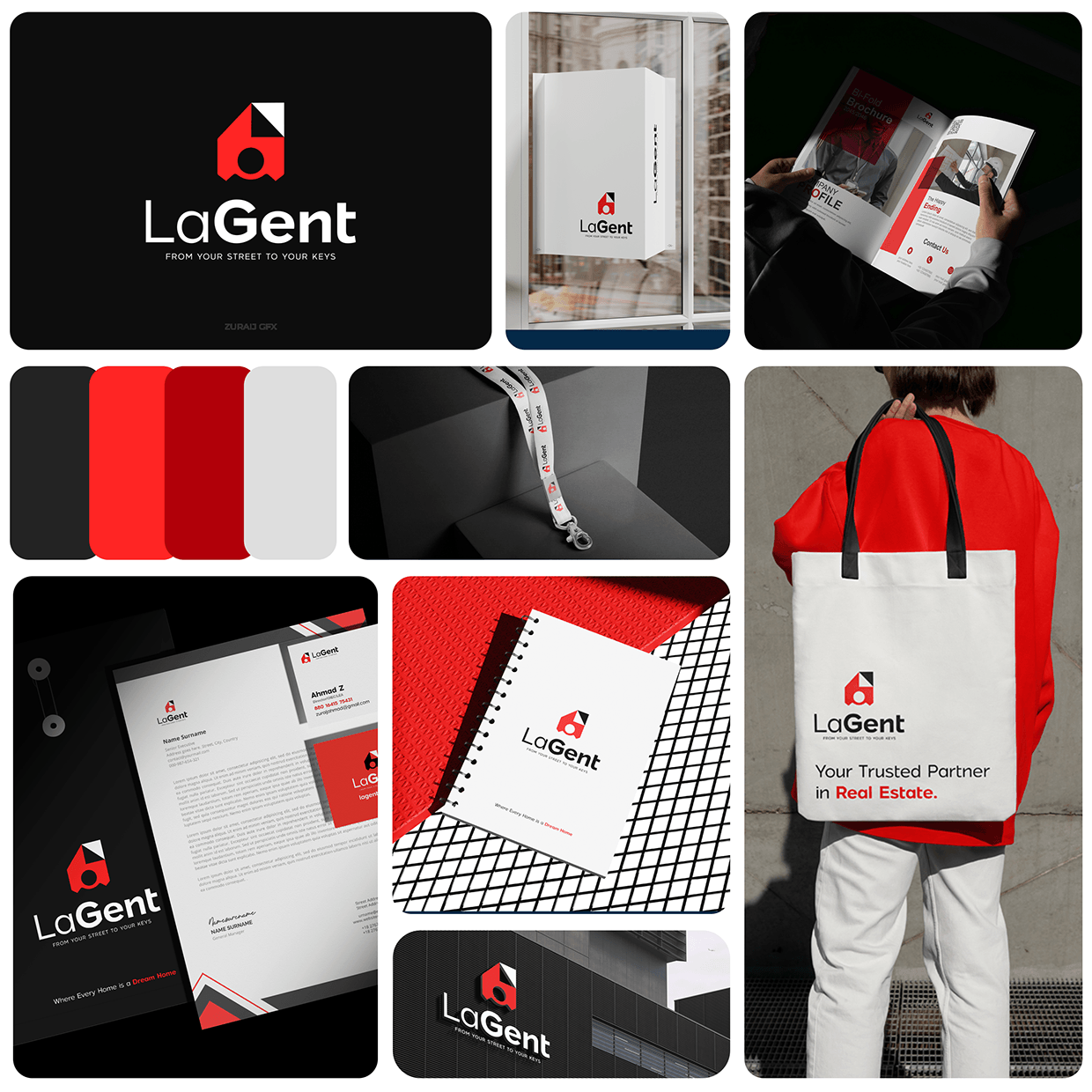 LaGent - Real Estate Agency Branding | Brand Identity Image 7