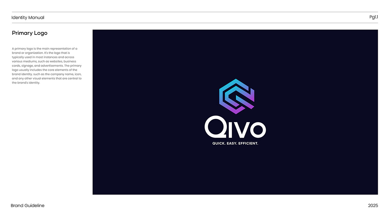 QIVO | Modern SaaS & Tech Platform Branding Image 2