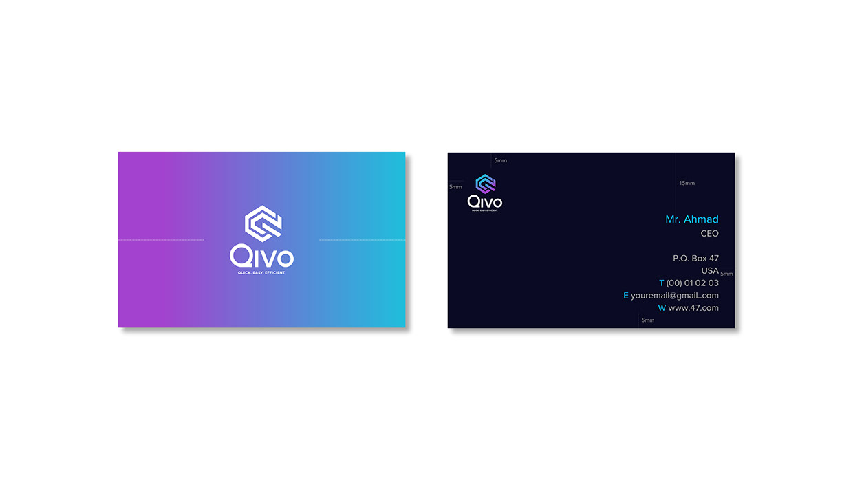 QIVO | Modern SaaS & Tech Platform Branding Image 11