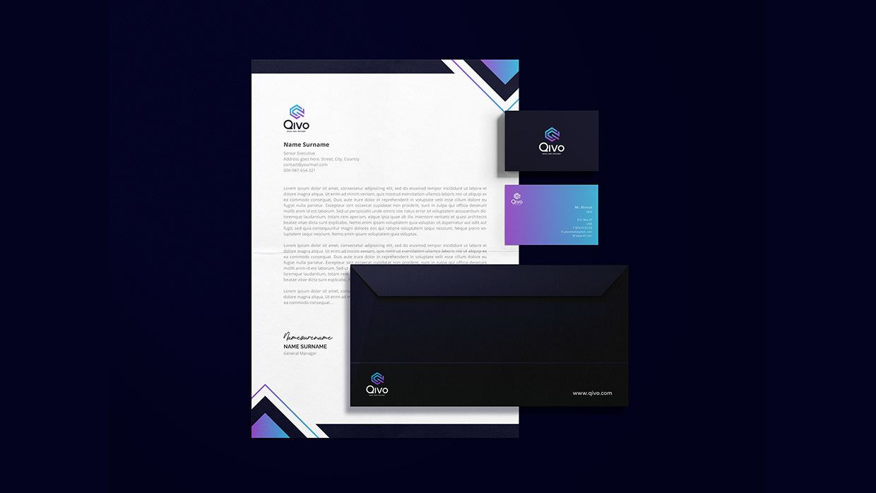 QIVO | Modern SaaS & Tech Platform Branding Image 18