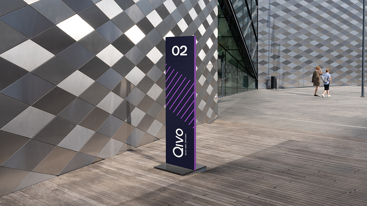 QIVO | Modern SaaS & Tech Platform Branding Image 22