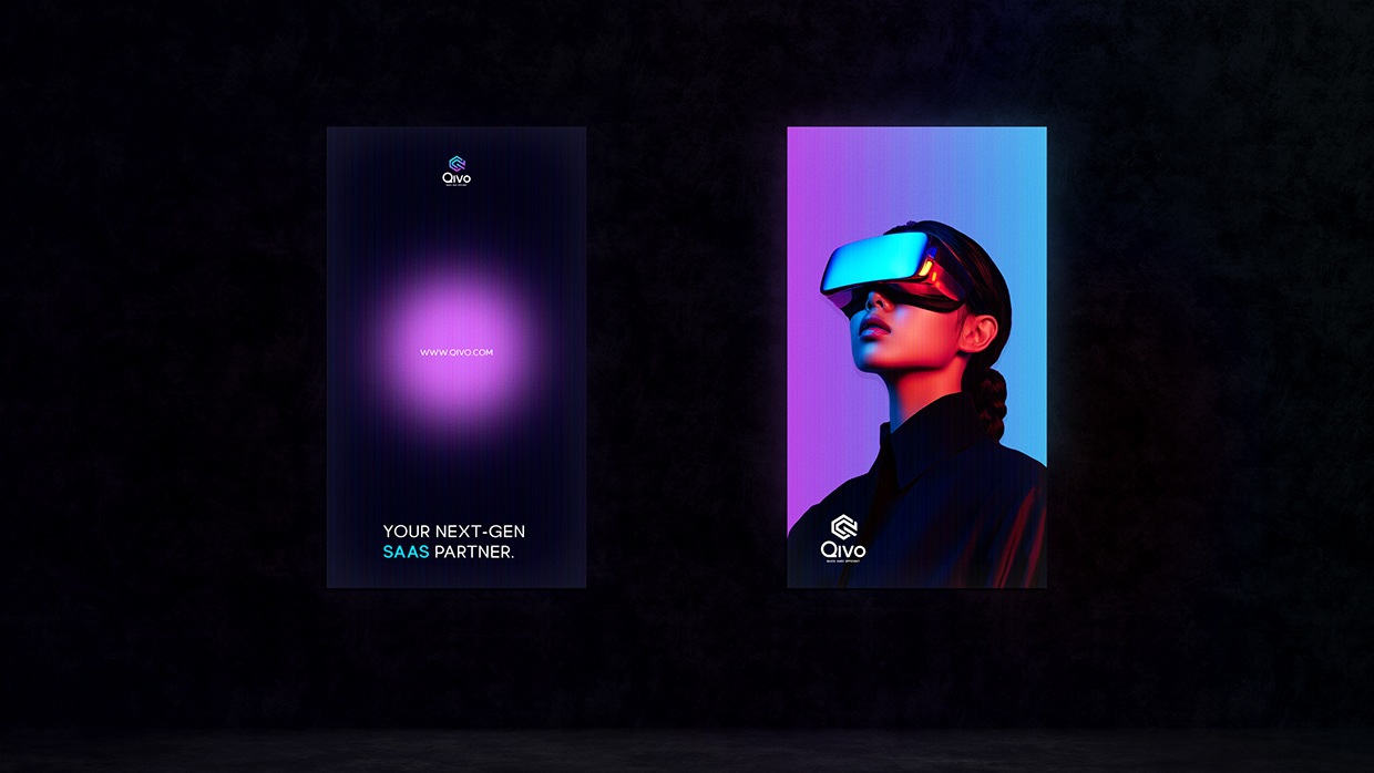 QIVO | Modern SaaS & Tech Platform Branding Image 24
