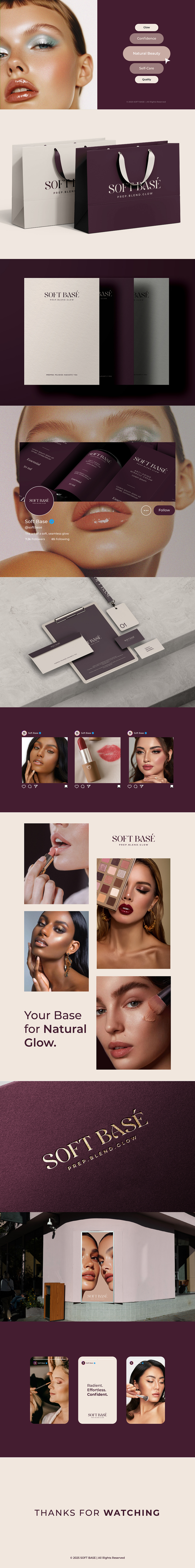 Beauty Makeup Brand Logo Branding | Visual Identity Image 1