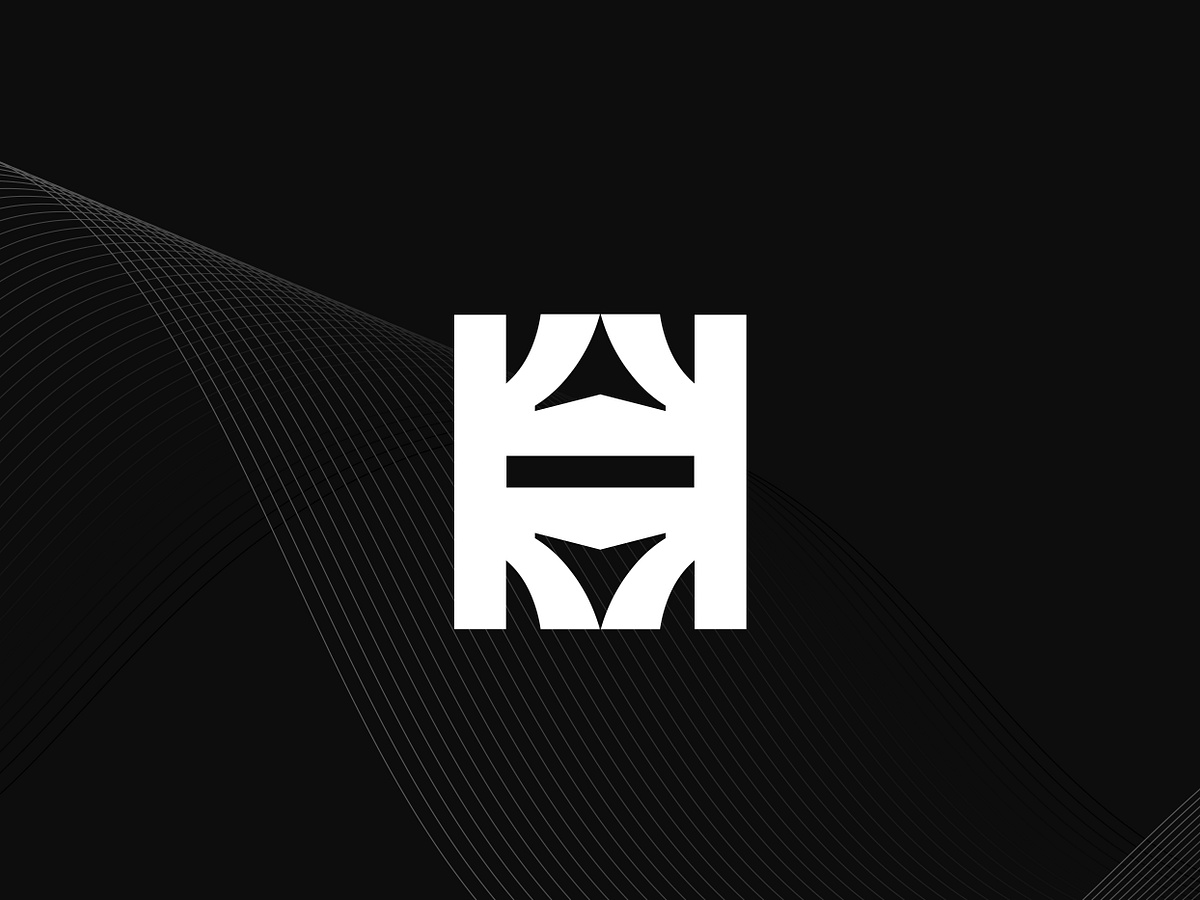 H Monogram — Modern Geometric Logo Design