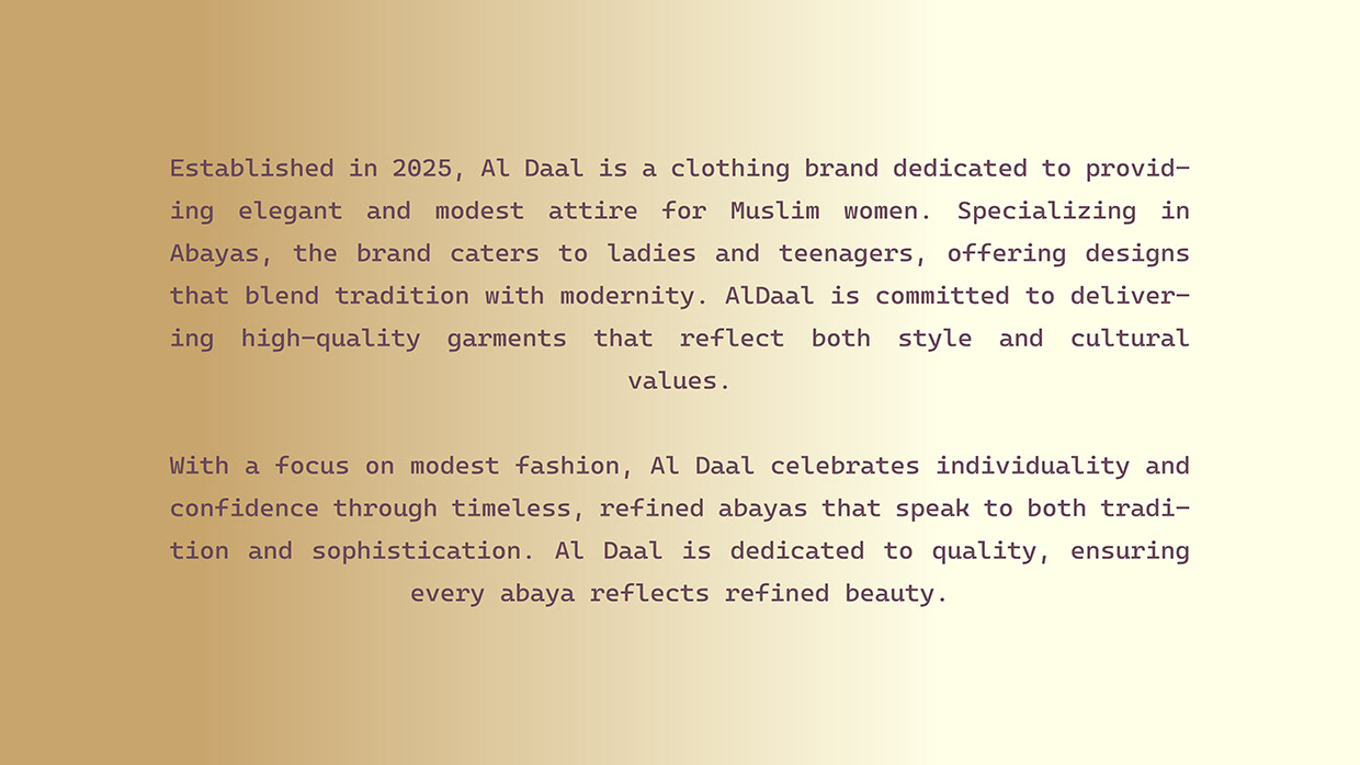Luxury Abaya Brand Identity Design Image 0