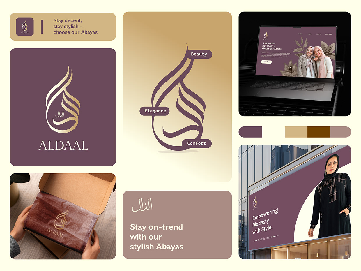 Luxury Abaya Brand Identity Design Image 14