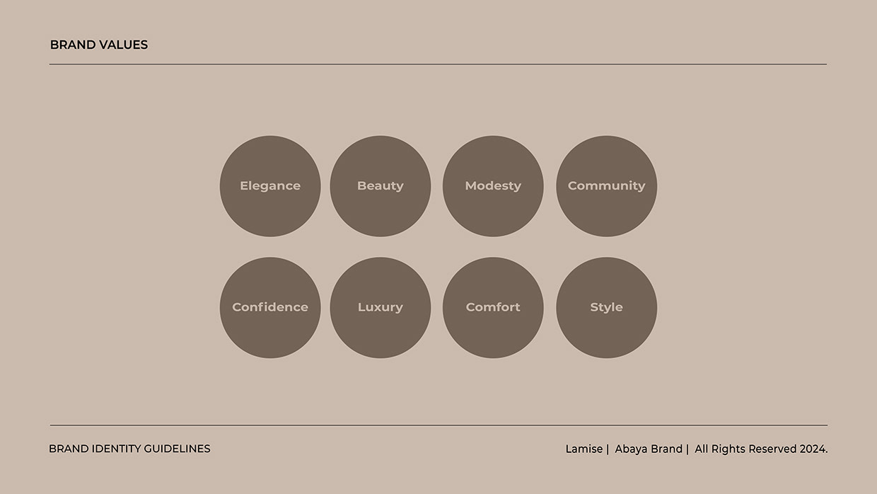 Women Abaya Logo Branding | Brand Identity Guideline Image 1