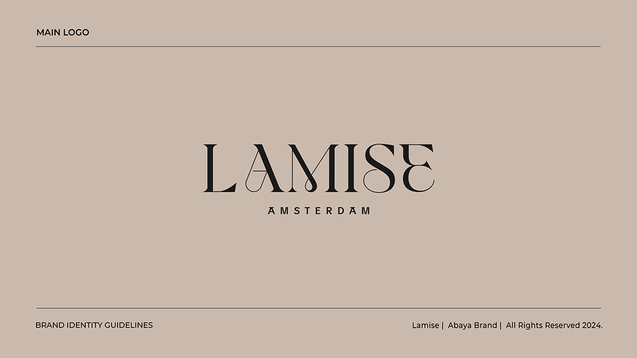 Women Abaya Logo Branding | Brand Identity Guideline Image 2