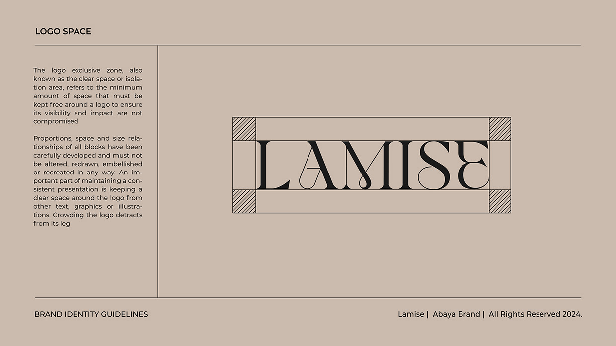 Women Abaya Logo Branding | Brand Identity Guideline Image 5