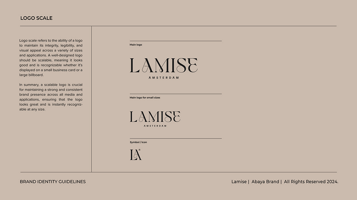 Women Abaya Logo Branding | Brand Identity Guideline Image 7