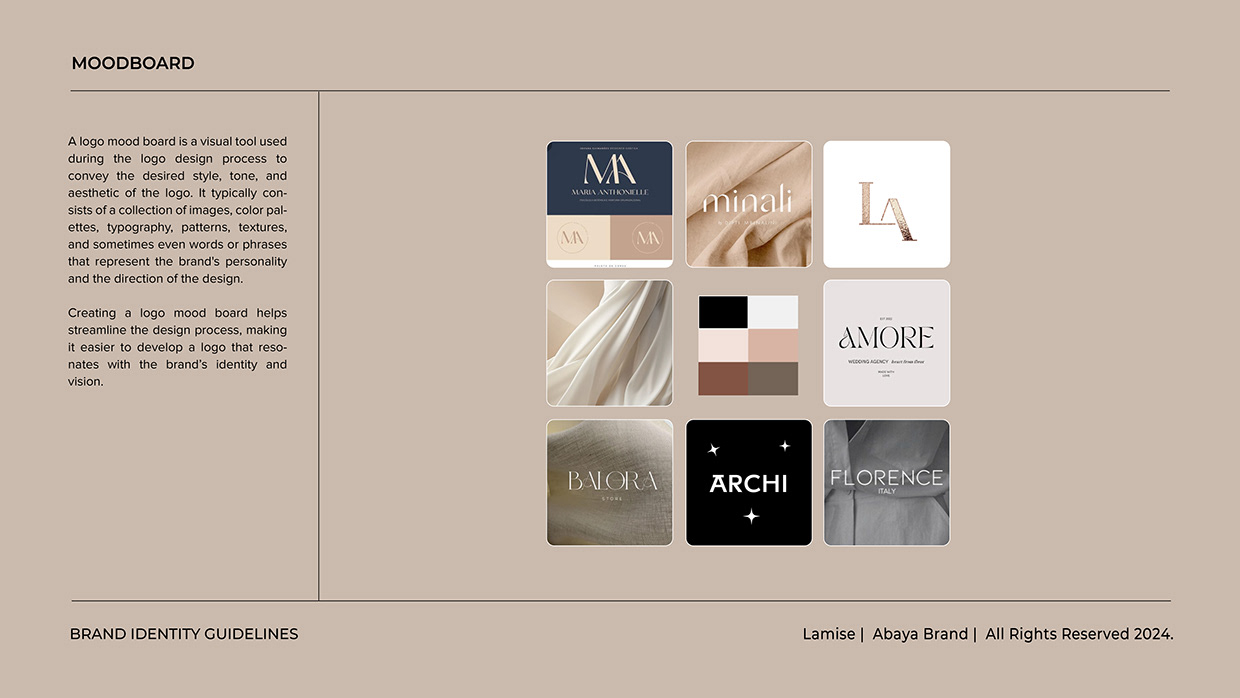 Women Abaya Logo Branding | Brand Identity Guideline Image 14