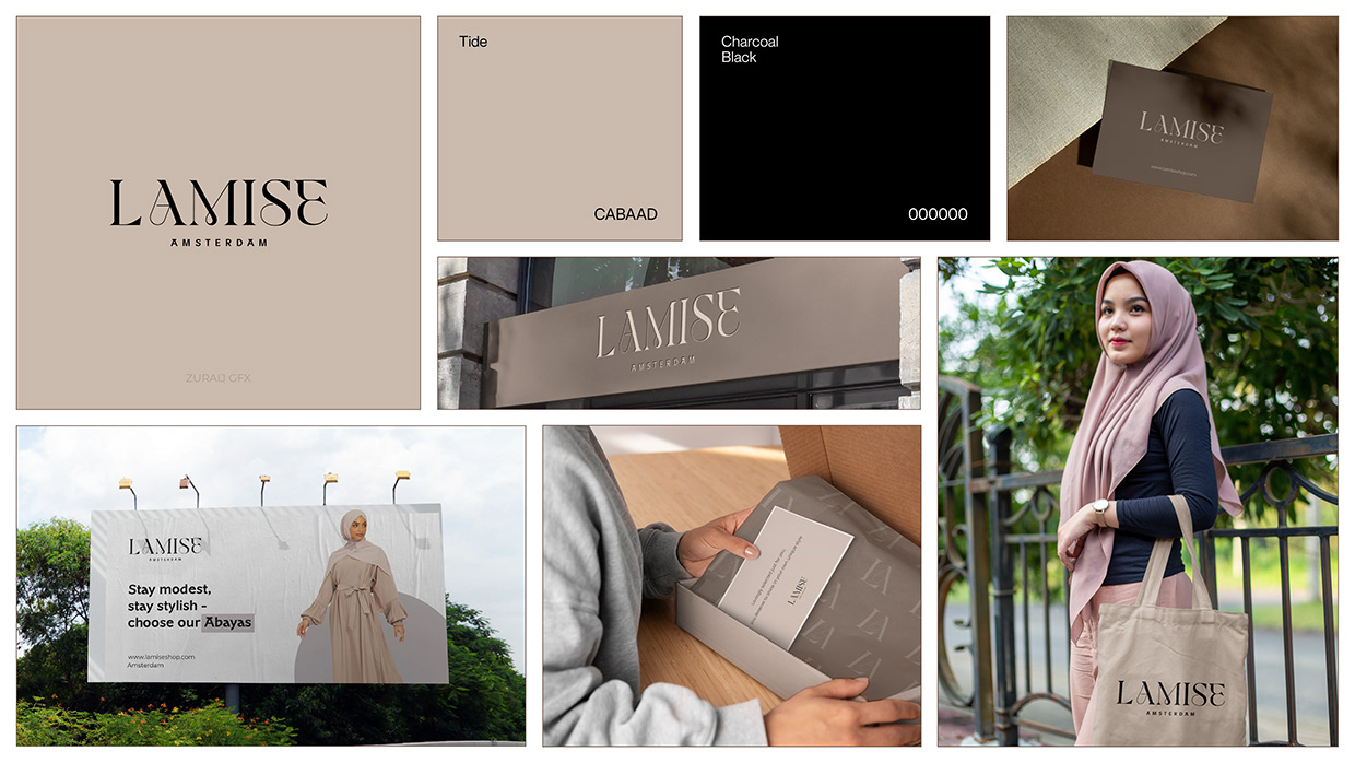 Women Abaya Logo Branding | Brand Identity Guideline Image 18