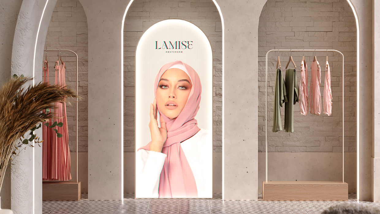 Women Abaya Logo Branding | Brand Identity Guideline Image 21