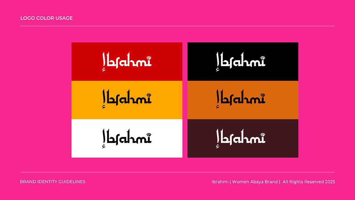 Women Abaya Logo Branding | Fashion Brand Image 6