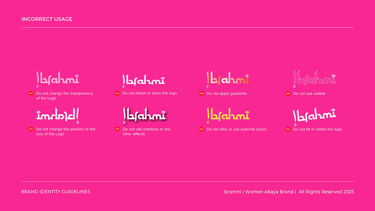 Women Abaya Logo Branding | Fashion Brand Image 8