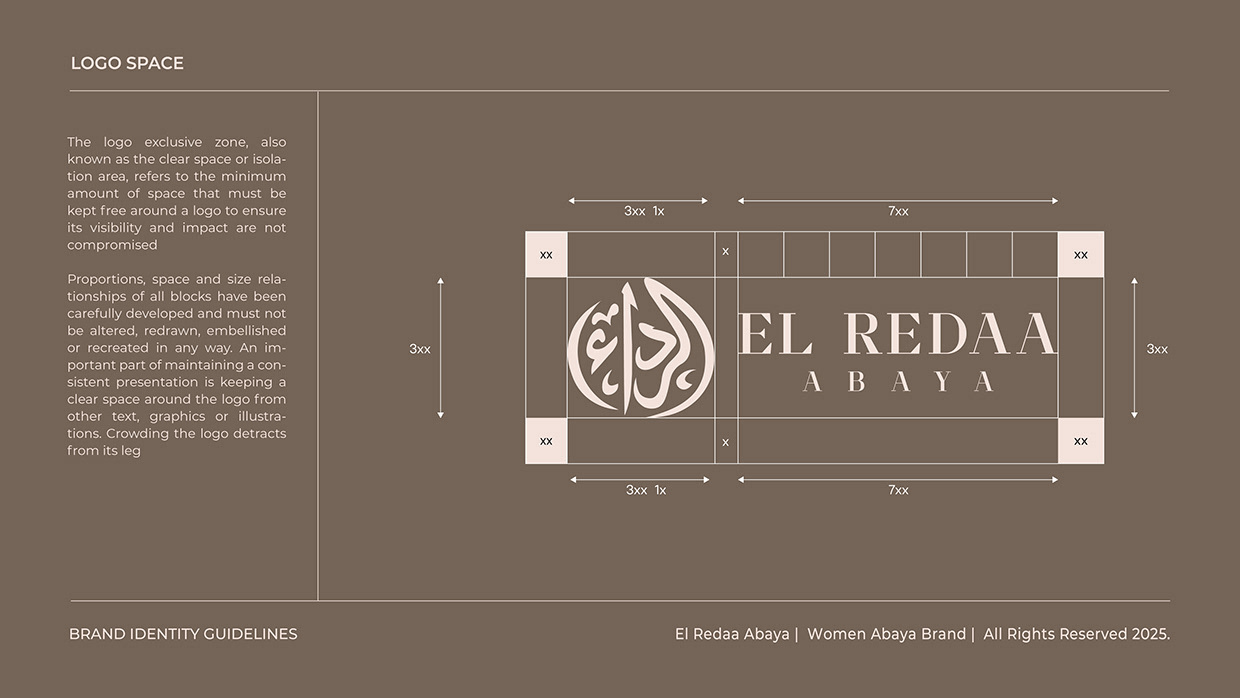 Women Abaya Logo Branding | Calligraphy Logo Image 6