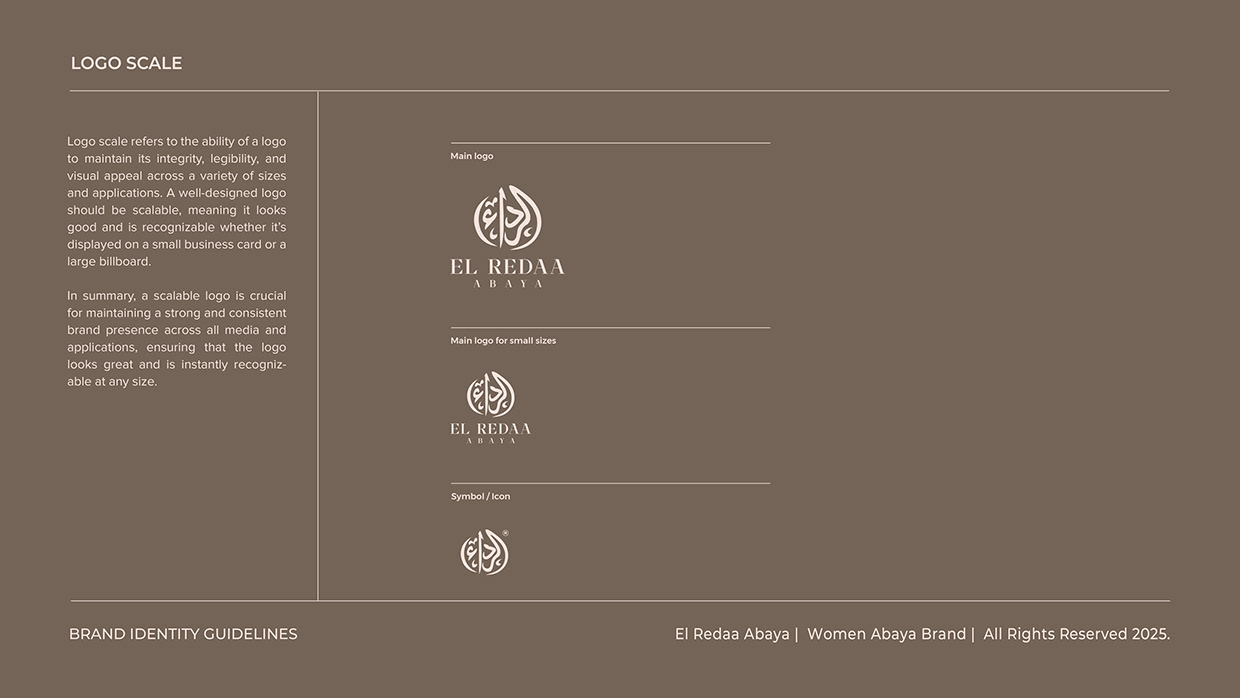 Women Abaya Logo Branding | Calligraphy Logo Image 8
