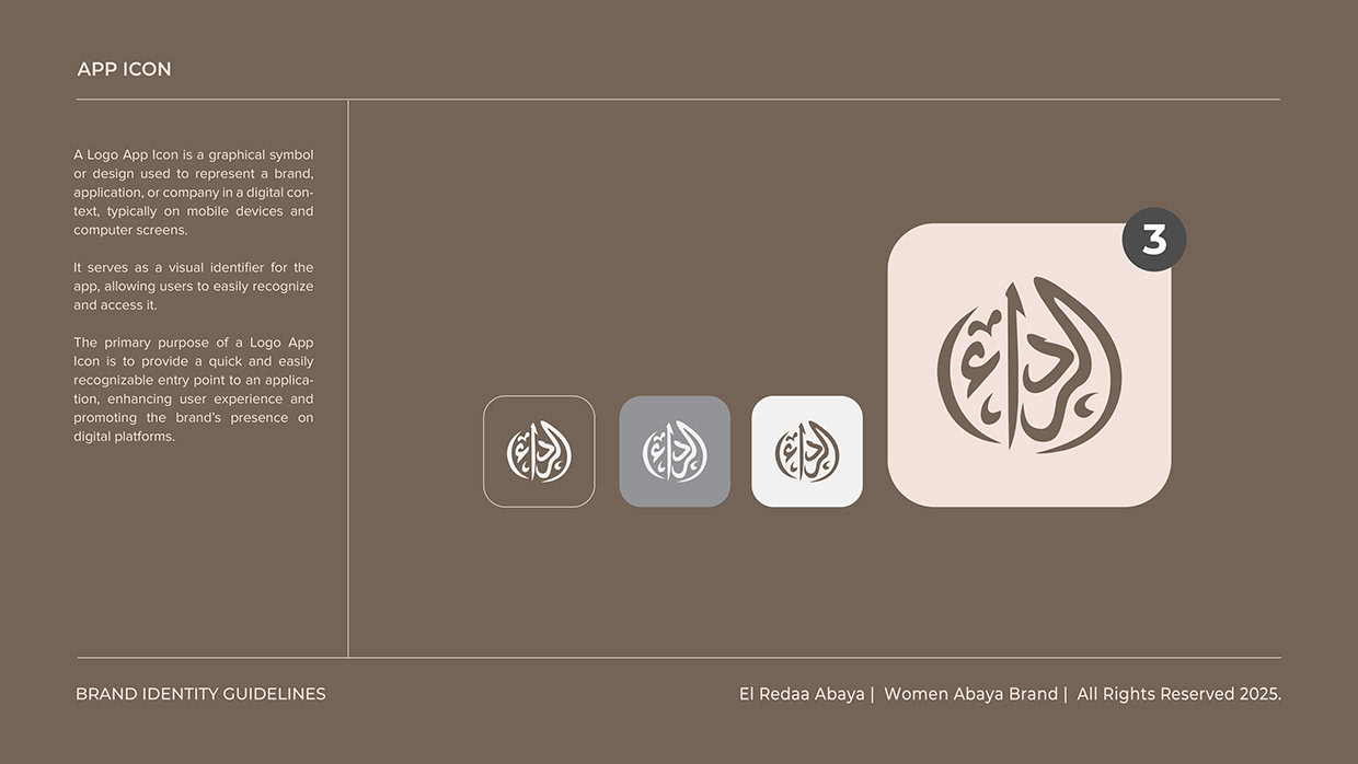 Women Abaya Logo Branding | Calligraphy Logo Image 10