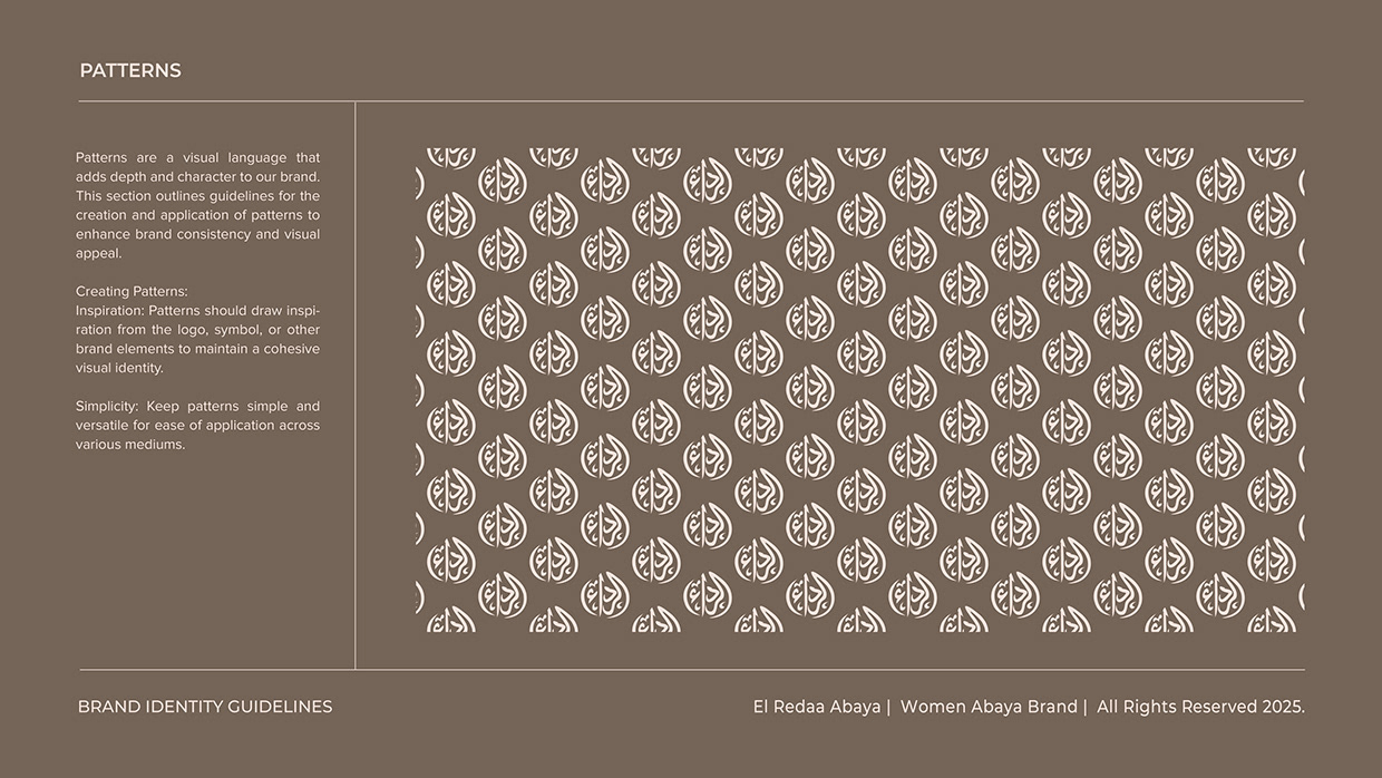 Women Abaya Logo Branding | Calligraphy Logo Image 14