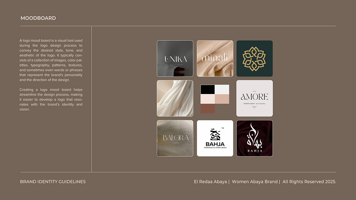 Women Abaya Logo Branding | Calligraphy Logo Image 15