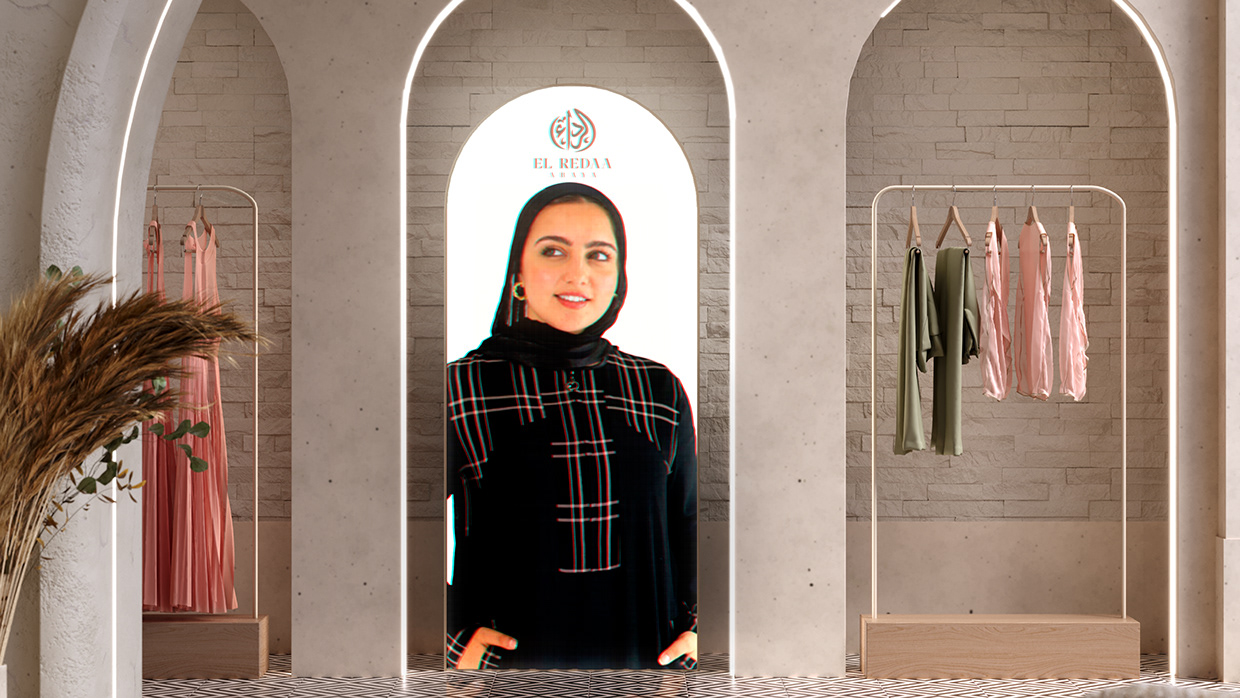Women Abaya Logo Branding | Calligraphy Logo Image 23