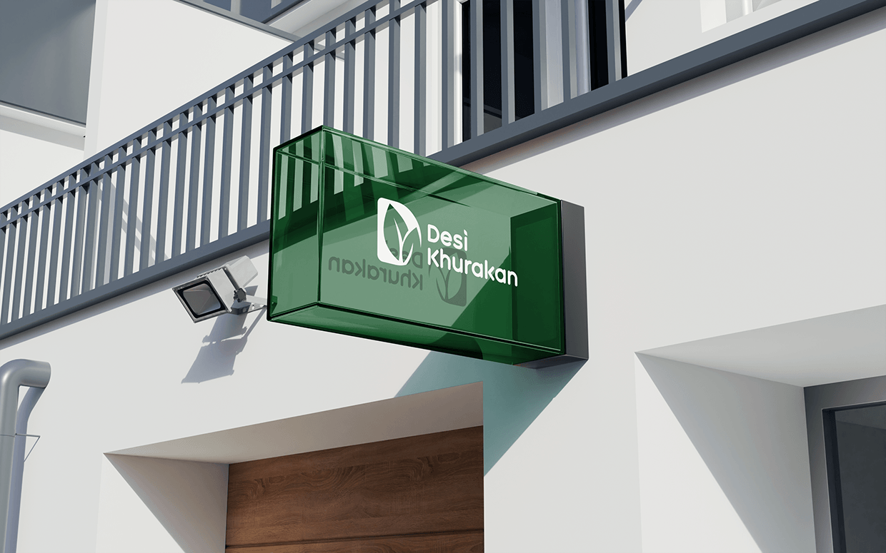 Desi Khurakan®️ - Organic Food Logo Branding Image 3