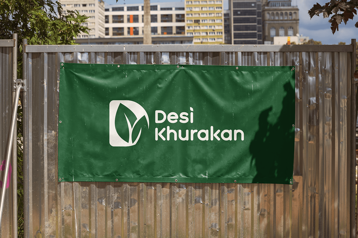 Desi Khurakan®️ - Organic Food Logo Branding Image 9