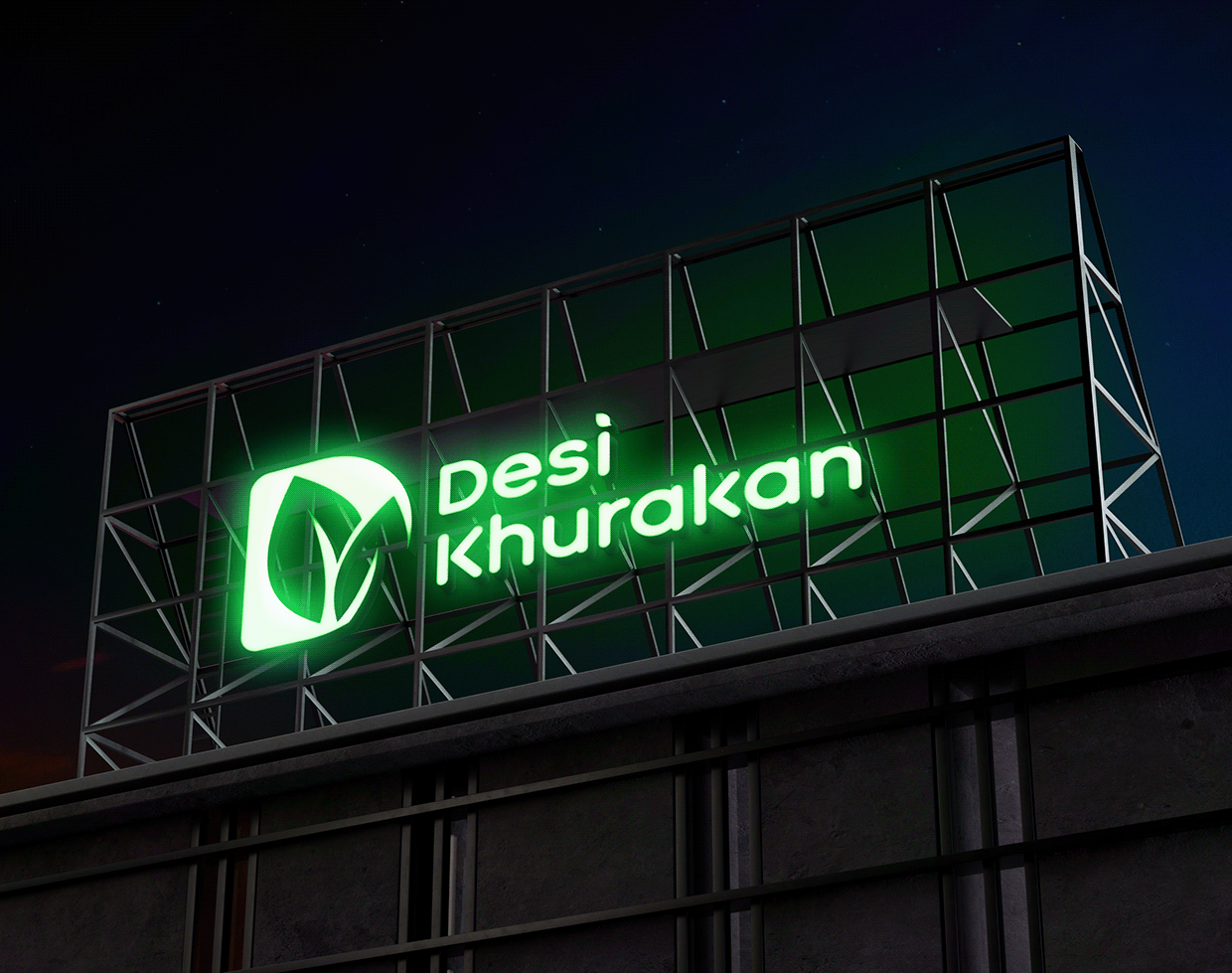 Desi Khurakan®️ - Organic Food Logo Branding Image 10