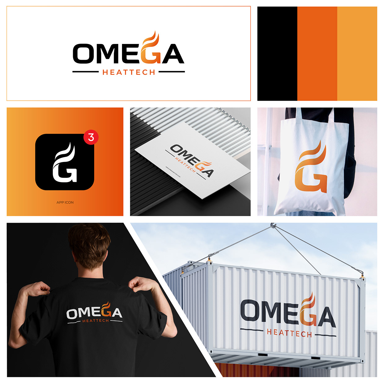 Gas Company Logo Branding | Modern Typography Logo Image 0