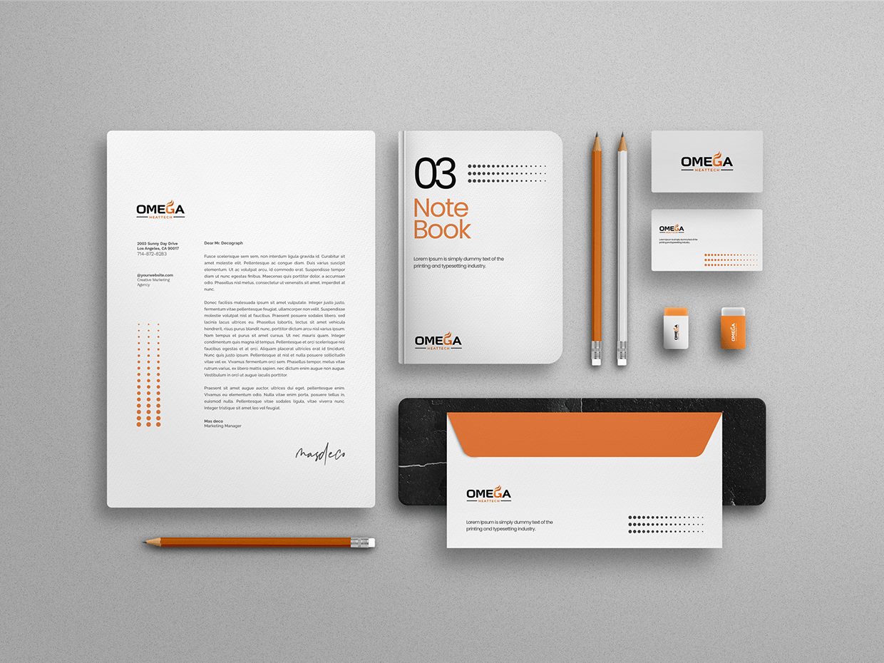 Gas Company Logo Branding | Modern Typography Logo Image 16