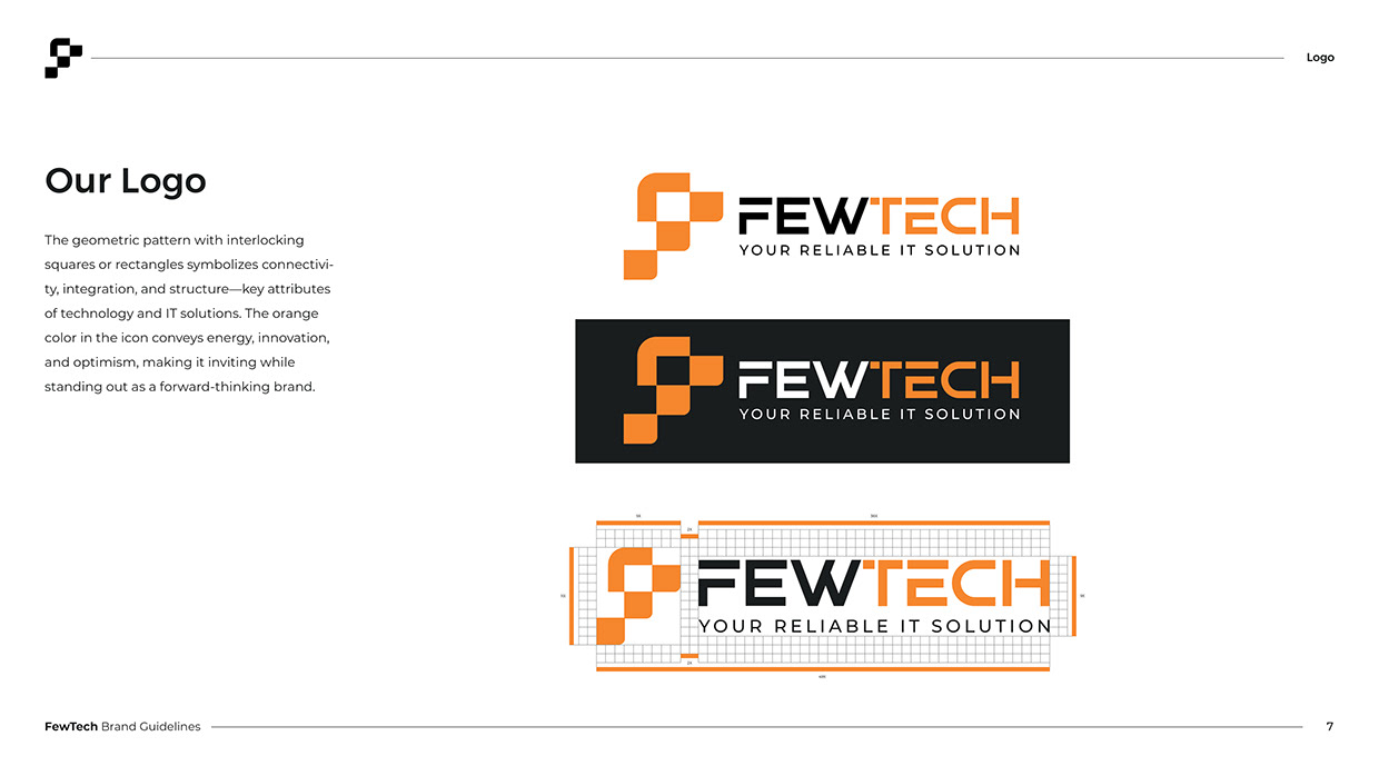 Technology Logo Branding | Brand Guideline | IT Logo Image 6