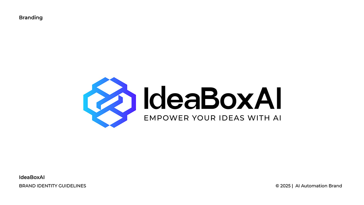 AI Automation Logo Branding, Technology Logo Image 40