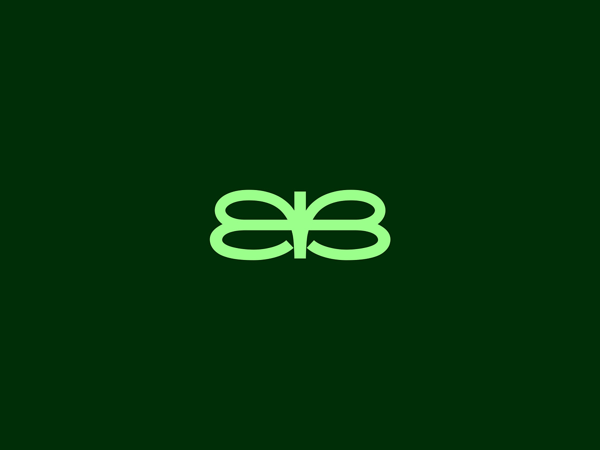 Double B — Butterfly Logo Mark Image 0