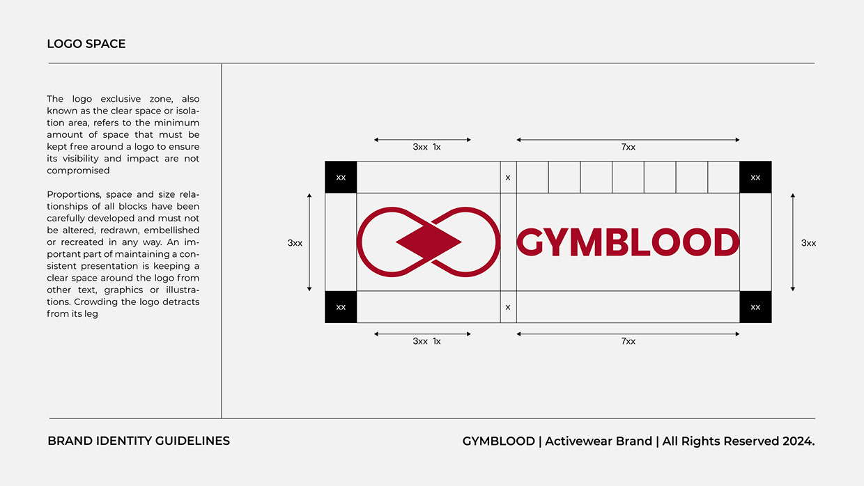 Activewear Logo Branding | Brand Identity Guidelines Image 5
