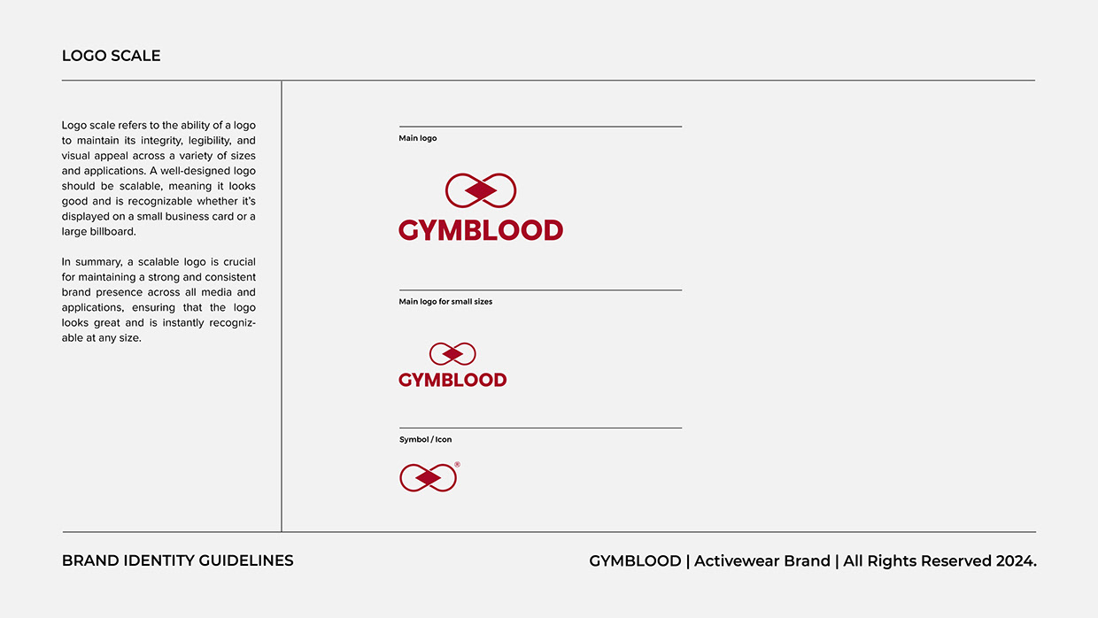 Activewear Logo Branding | Brand Identity Guidelines Image 7