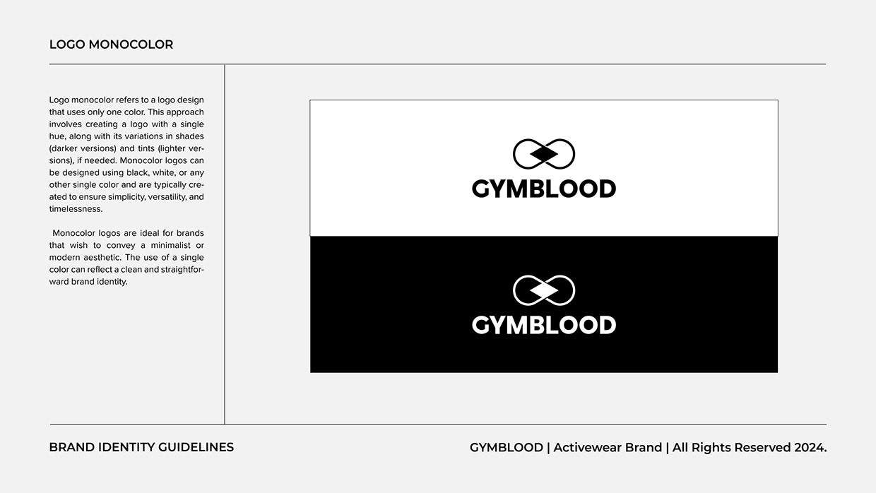 Activewear Logo Branding | Brand Identity Guidelines Image 8