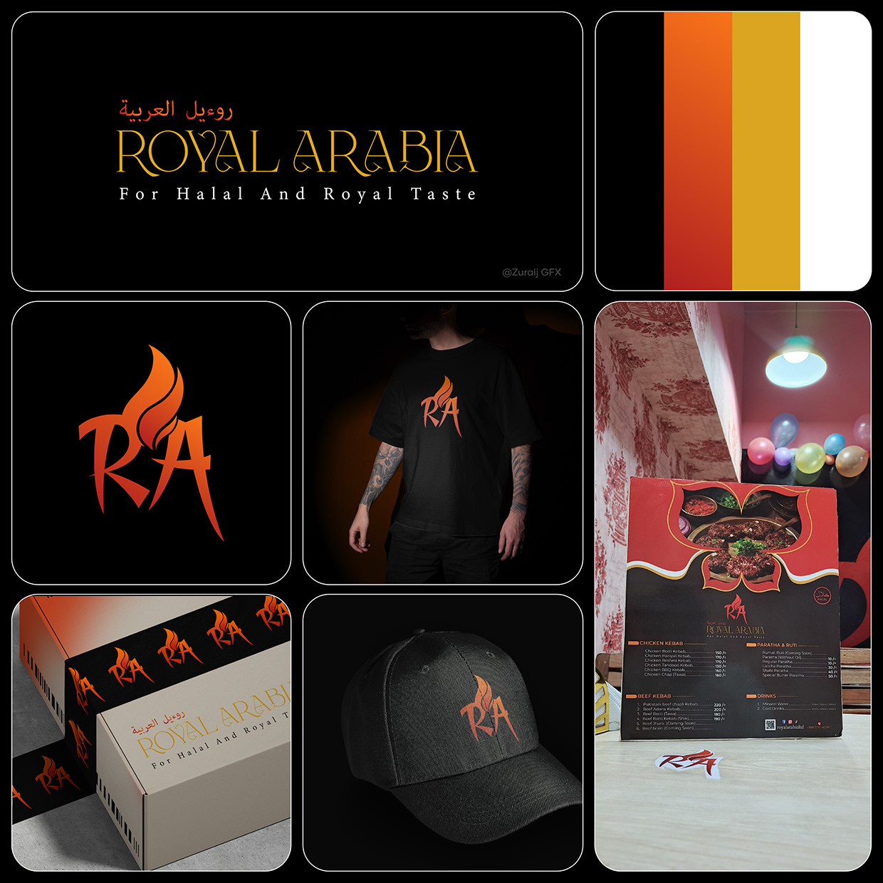 ROYAL ARABIA©️ | Restaurant Branding | Visual Identity Image 0