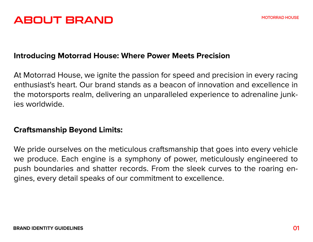 Motorrad House®️ | MotoSports Logo Branding Image 0