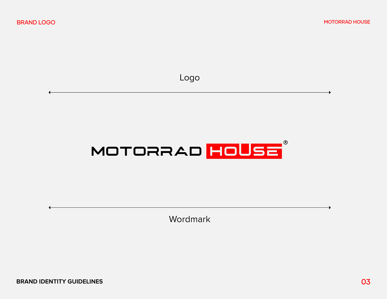 Motorrad House®️ | MotoSports Logo Branding Image 3
