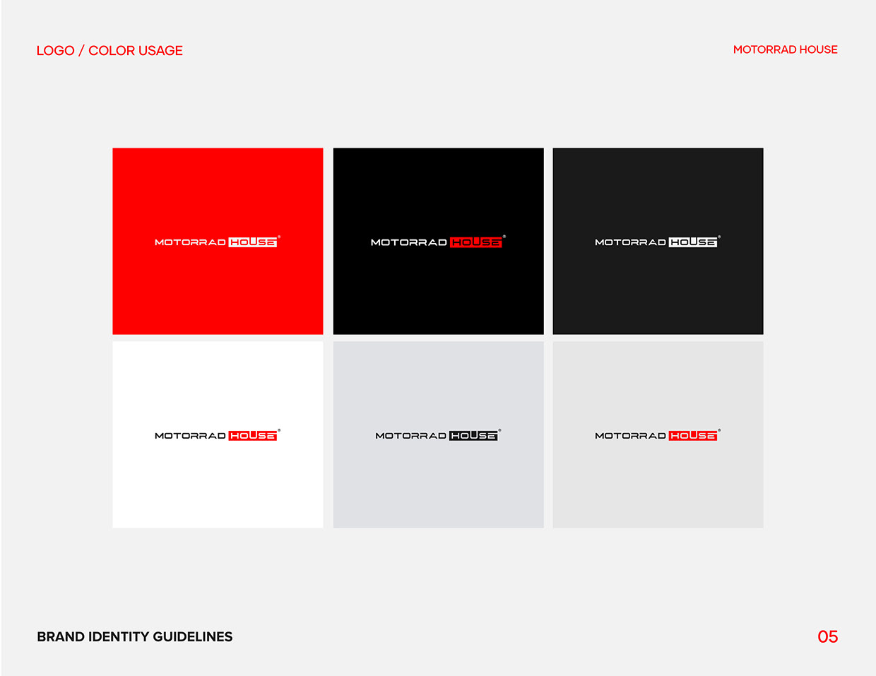 Motorrad House®️ | MotoSports Logo Branding Image 5